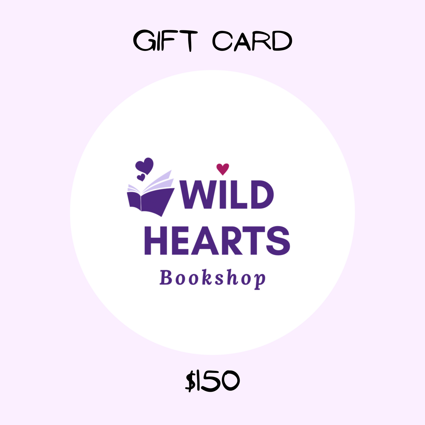 Wild Hearts Bookshop Gift Card