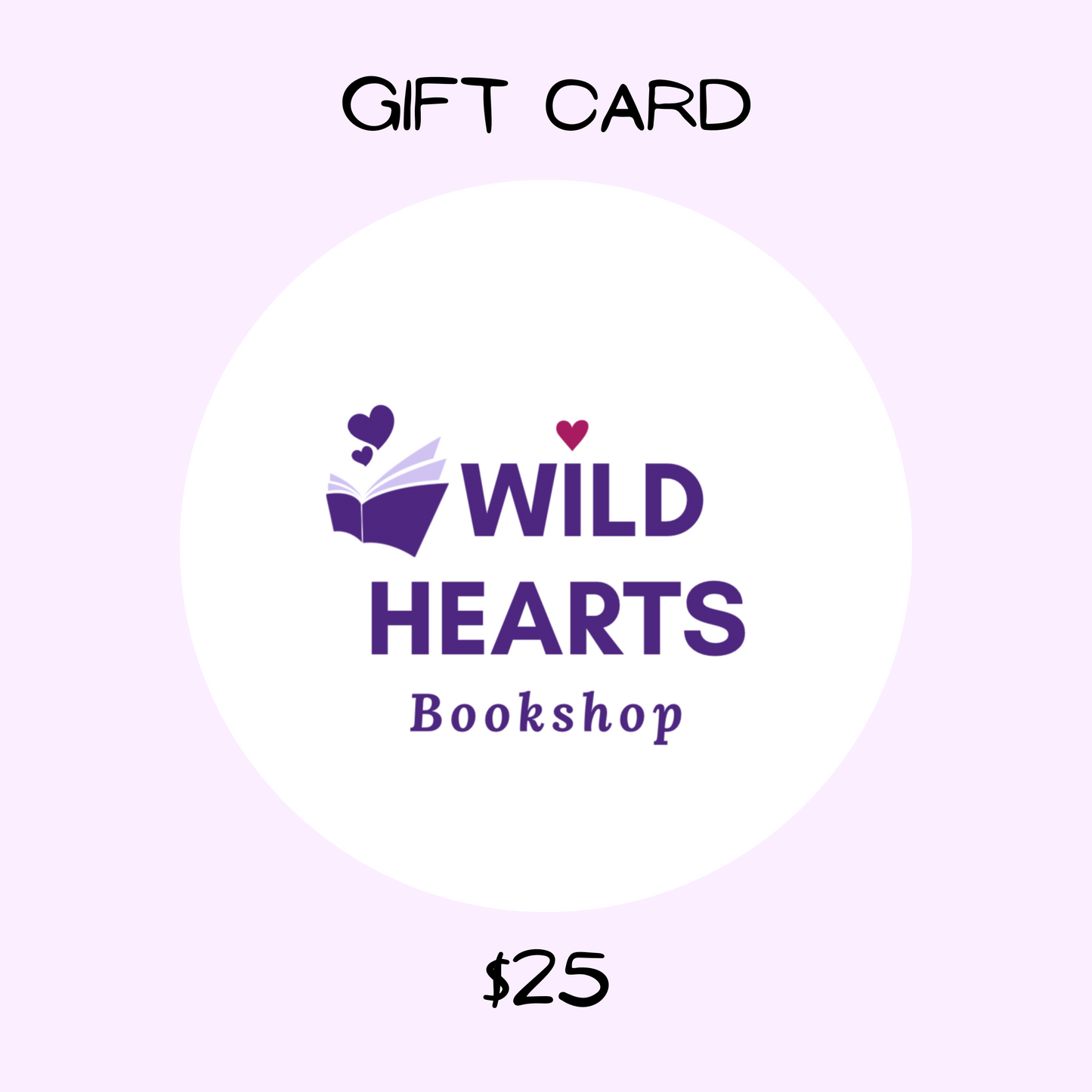 Wild Hearts Bookshop Gift Card