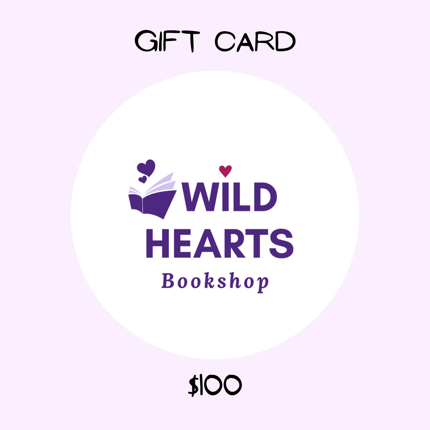 Wild Hearts Bookshop Gift Card