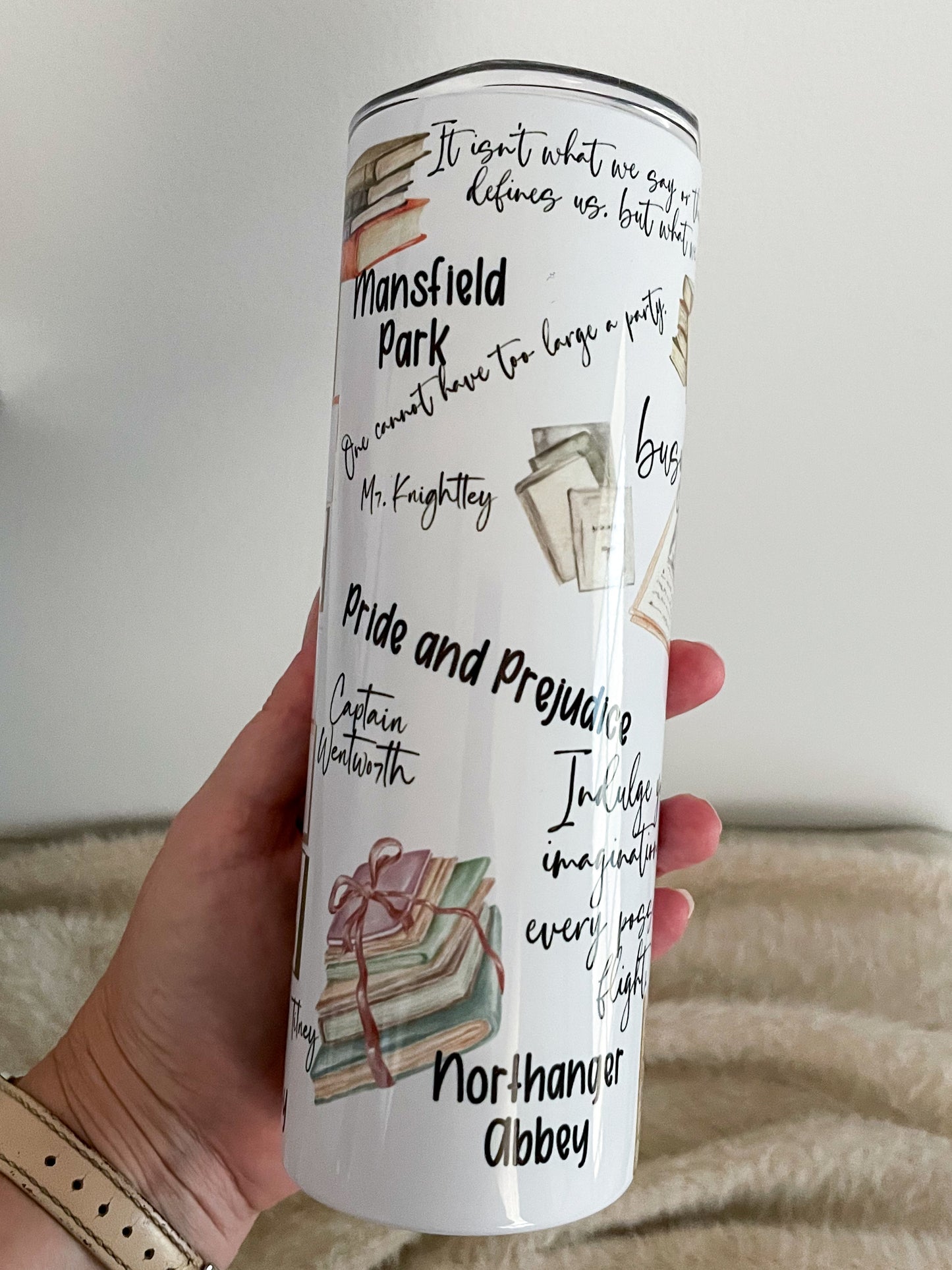 Jane Austen Tumbler