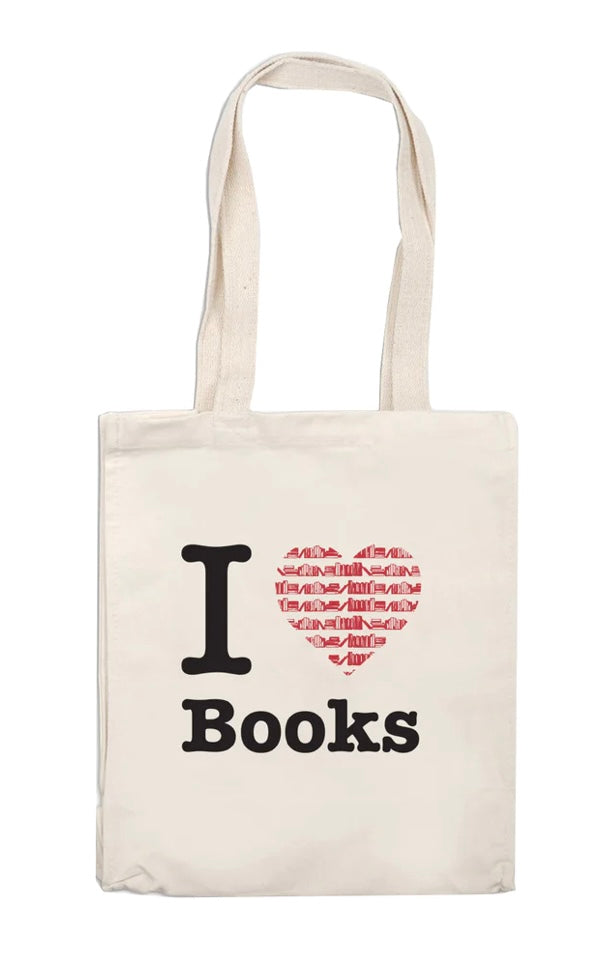 I Love Books Tote Bag