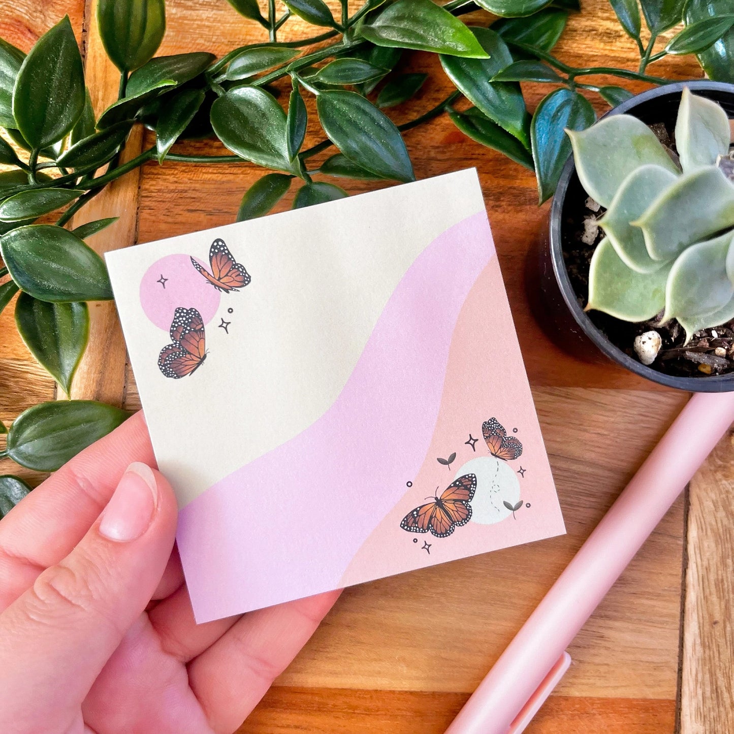 Butterfly Sticky Notes