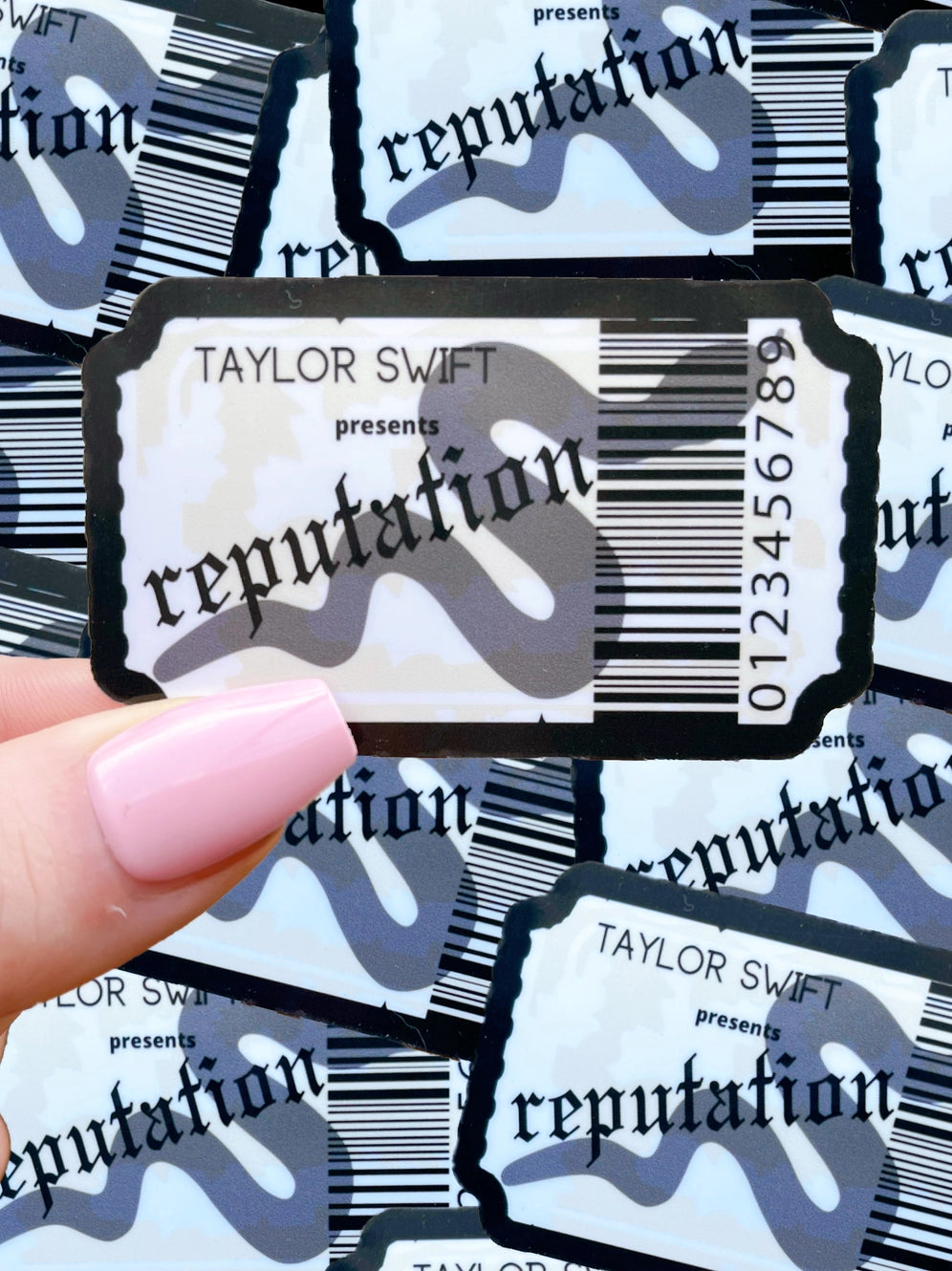 Reputation ticket sticker