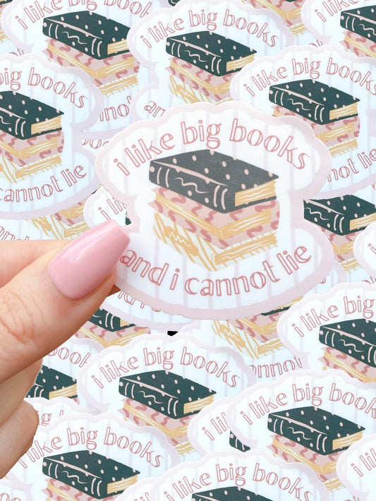 I Like Big Books sticker