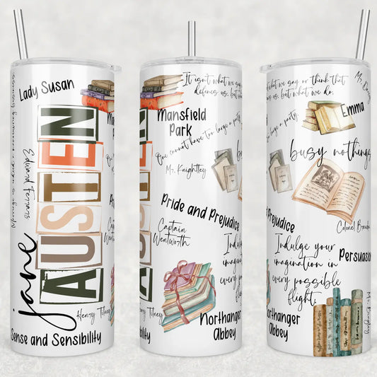Jane Austen Tumbler