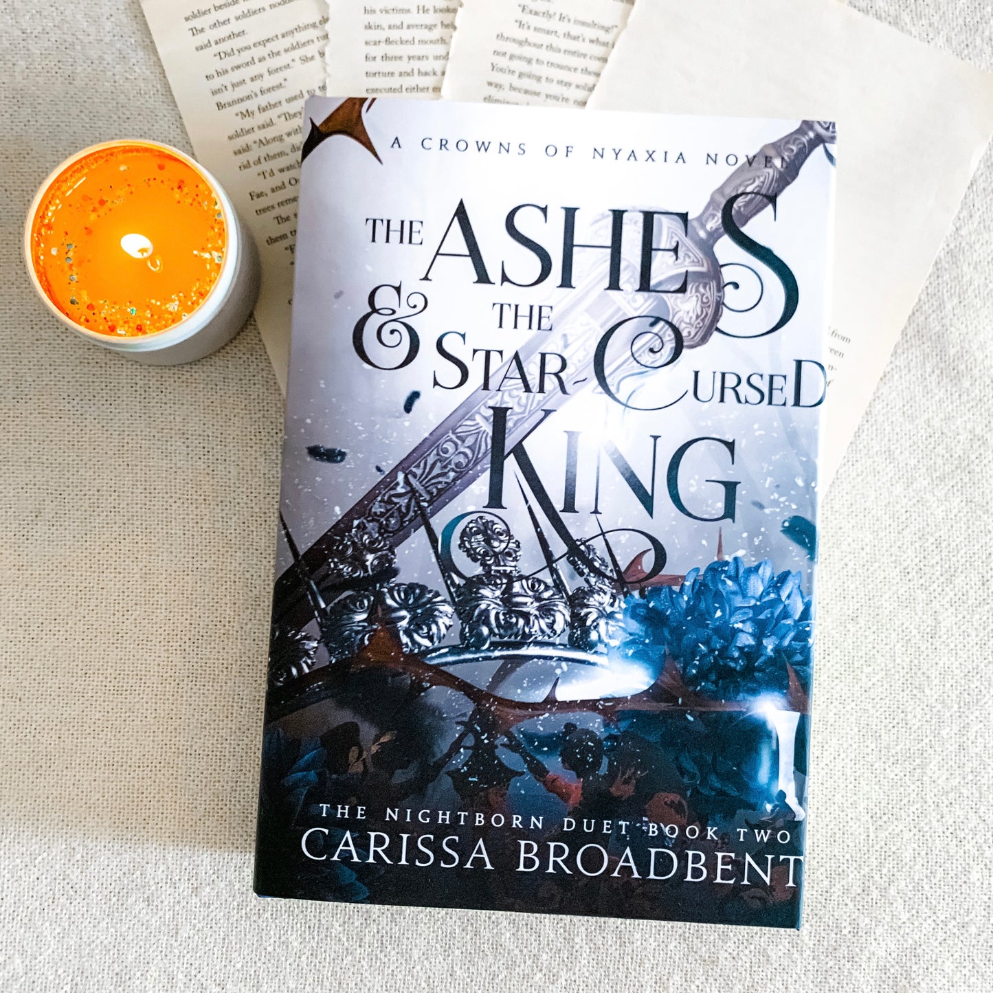 Crowns of Nyaxia Series by Carissa Broadbent (Hardcovers)