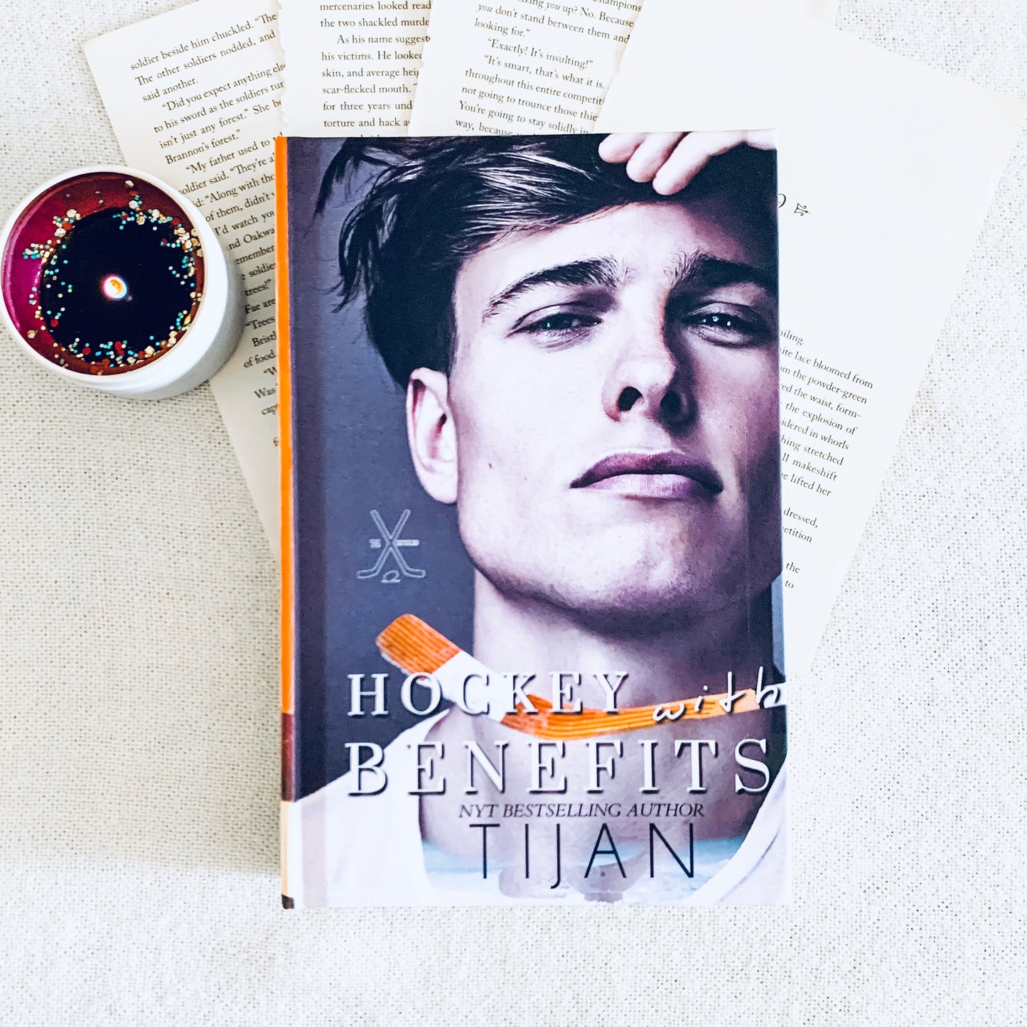 Hockey With Benefits (Hardcover) by Tijan