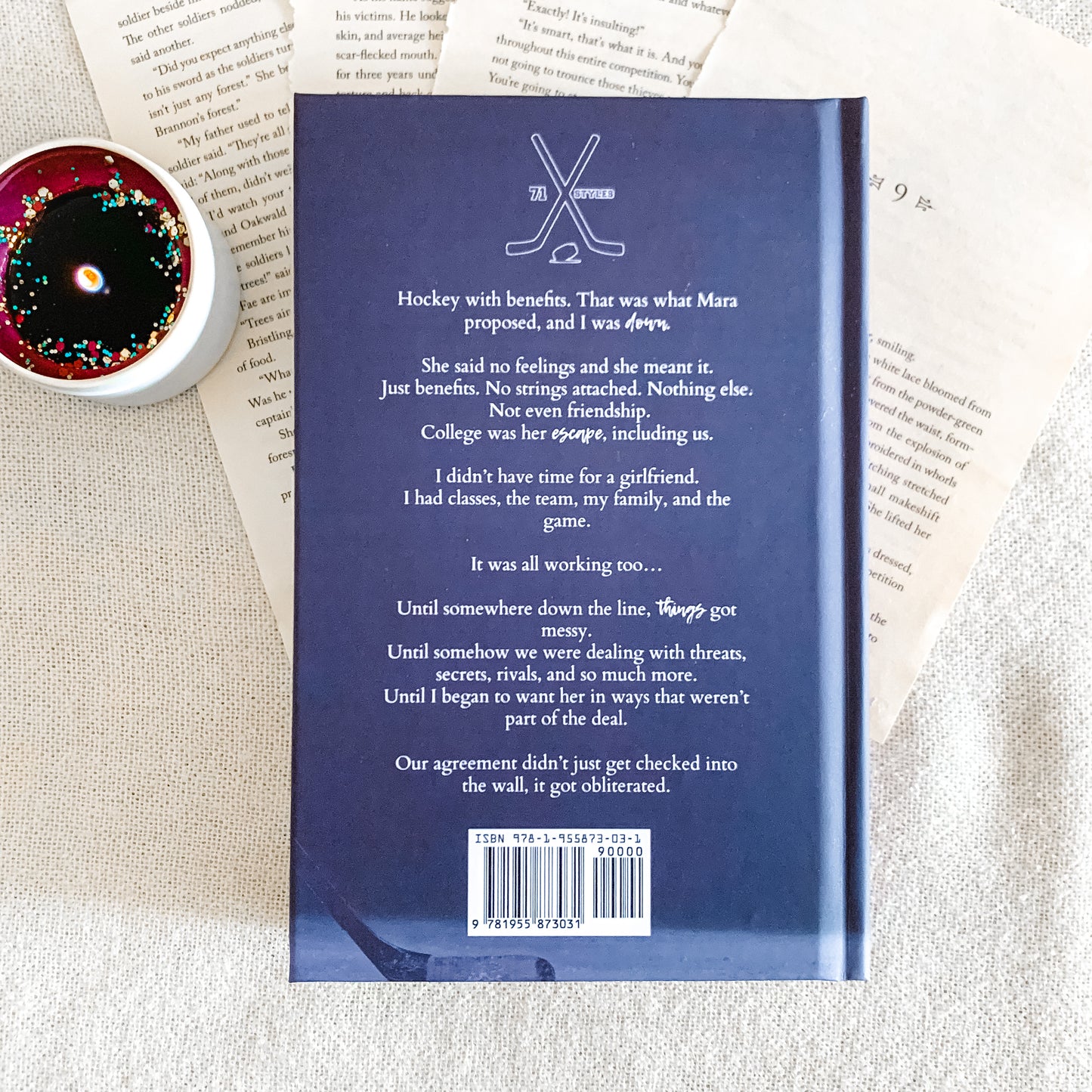 Hockey With Benefits (Hardcover) by Tijan