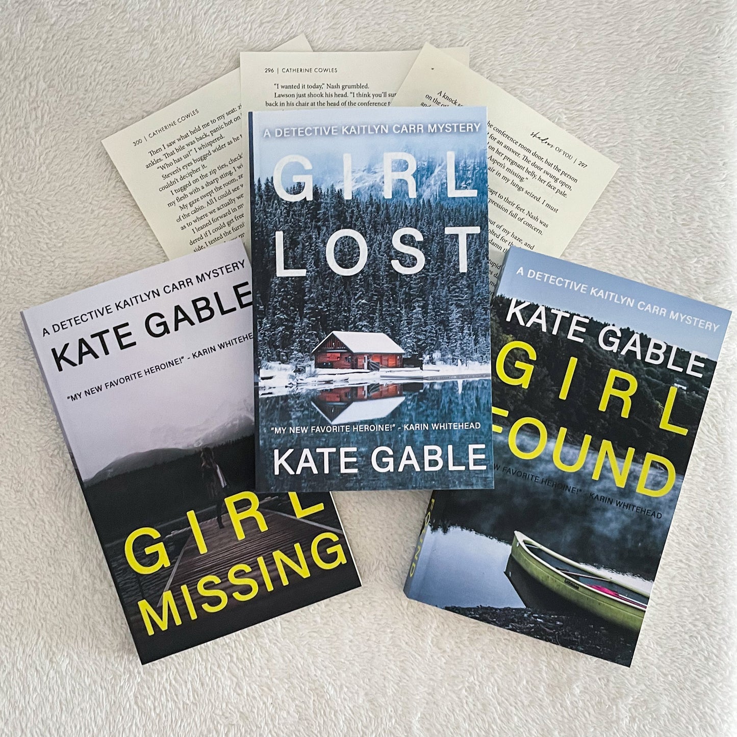 Detective Kaitlyn Carr Mystery series by Kate Gable
