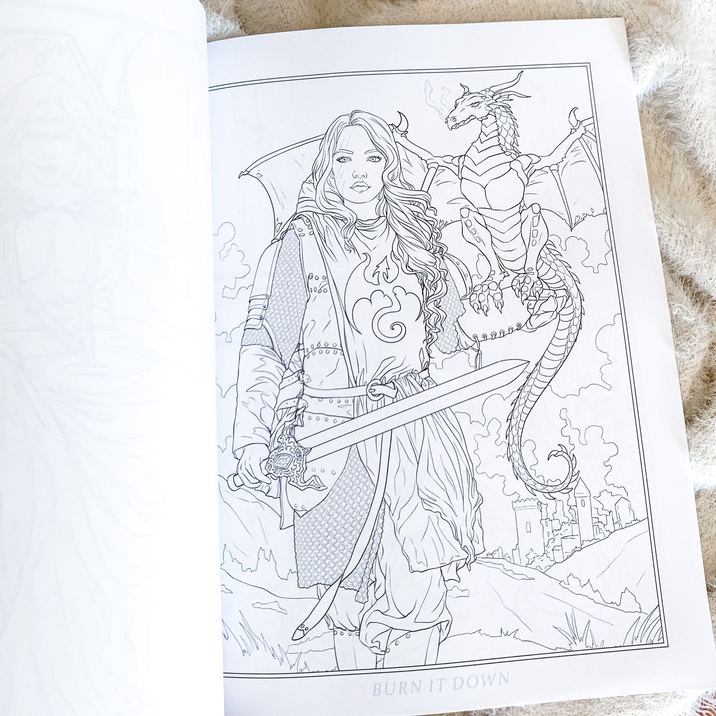 Dark Fantasy Colouring Book by Selina Fenech