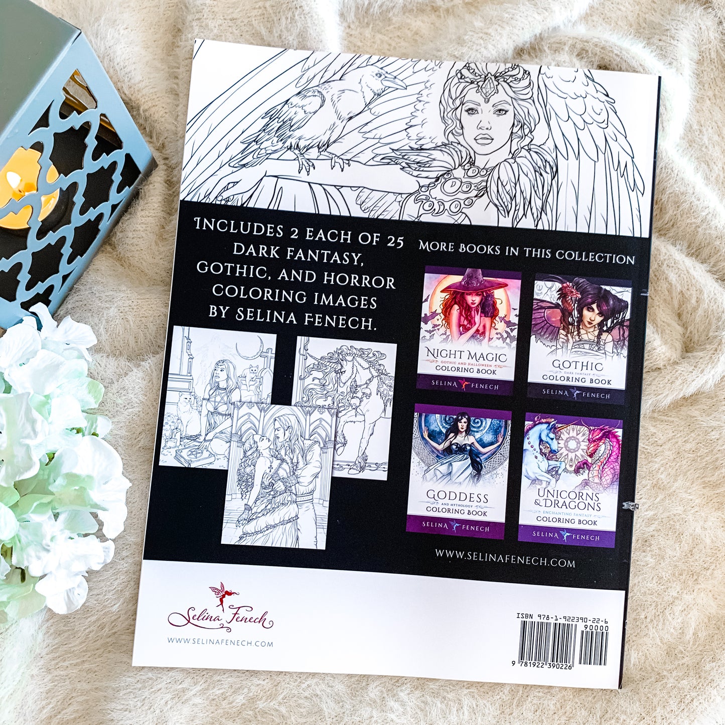 Dark Fantasy Colouring Book by Selina Fenech