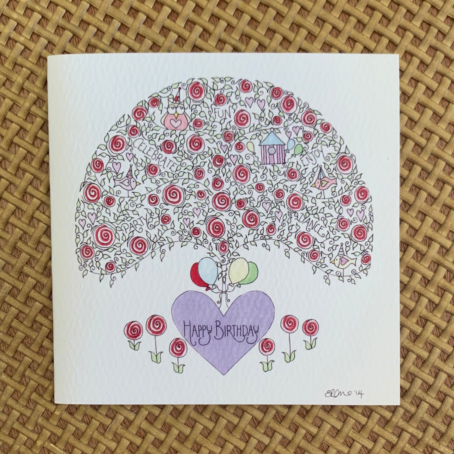 Happy Birthday Small Greeting Card