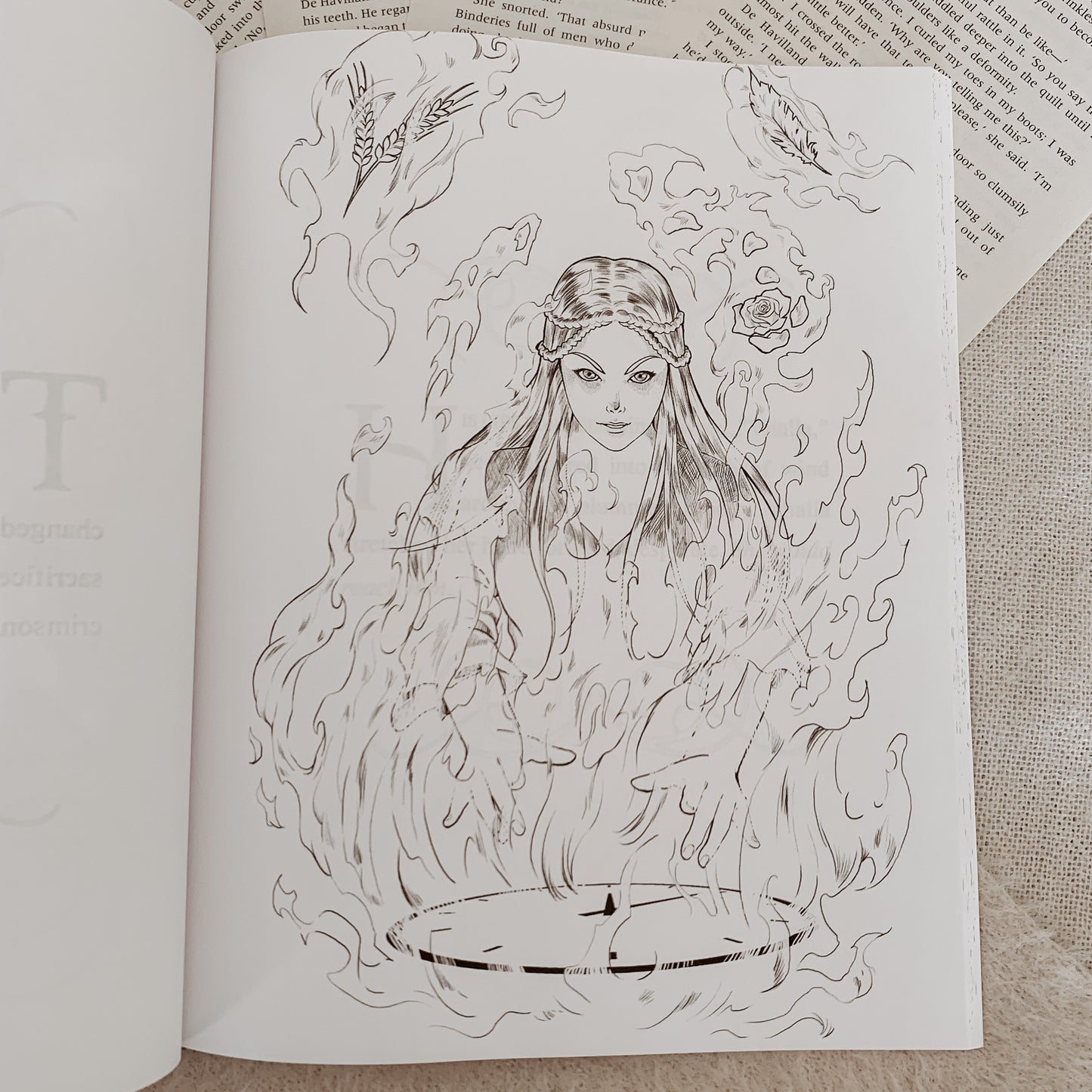 The Air Awakens Colouring Book by Elise Kova