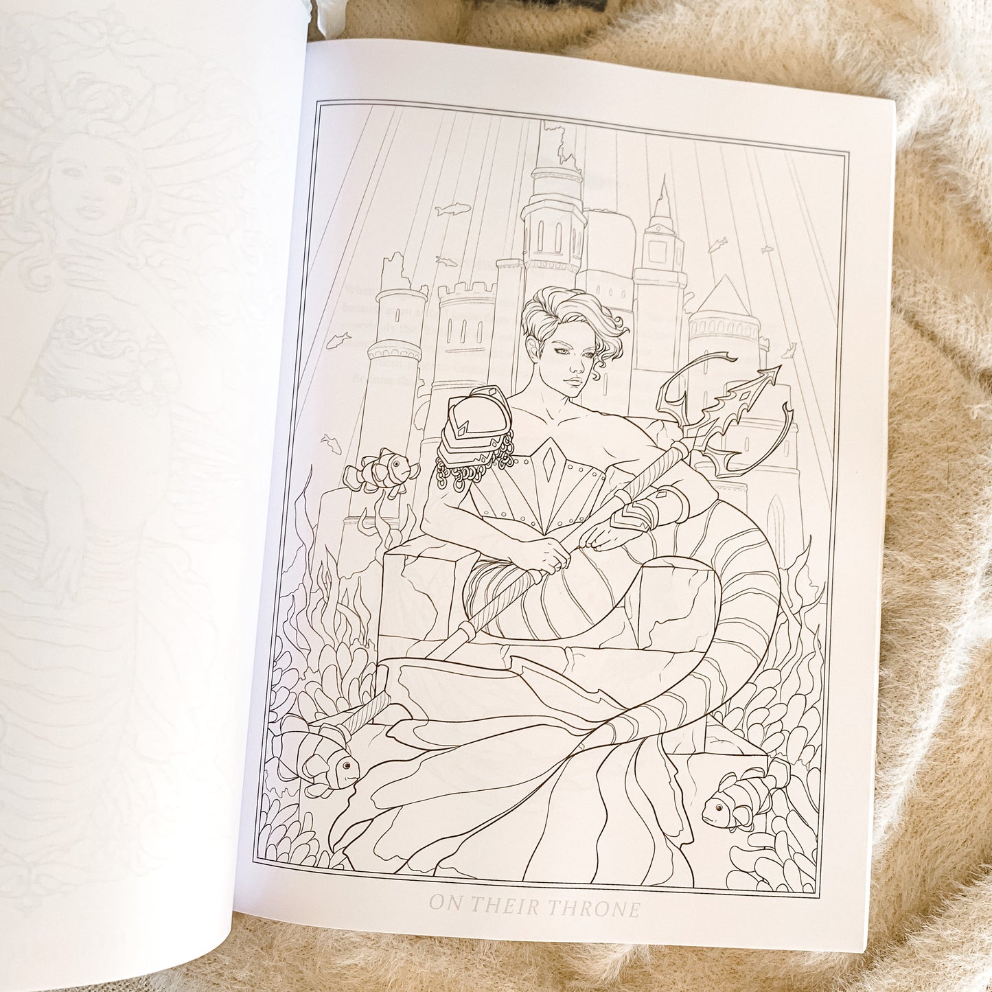 Mermaids and Animal Companions Colouring Book by Selina Fenech