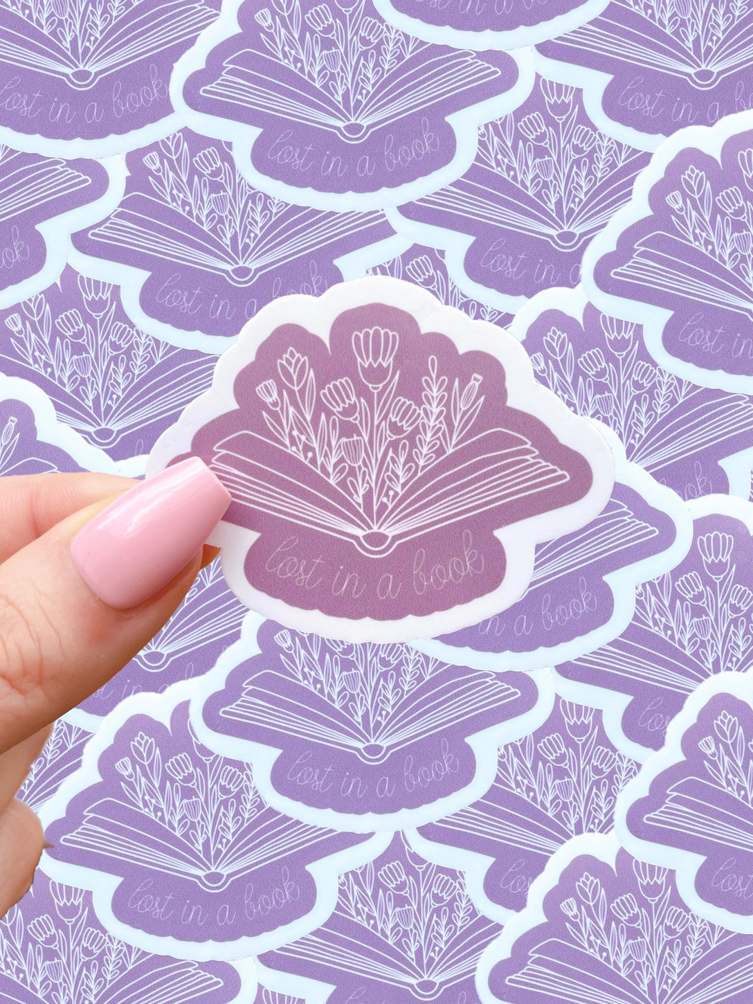 Lost in a Book sticker