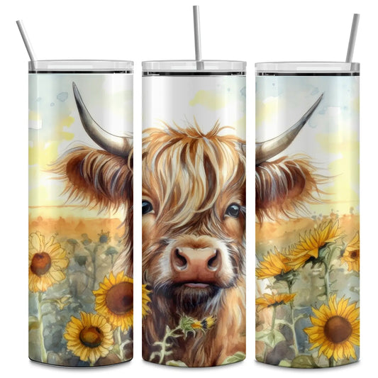 Highland Cow Tumbler
