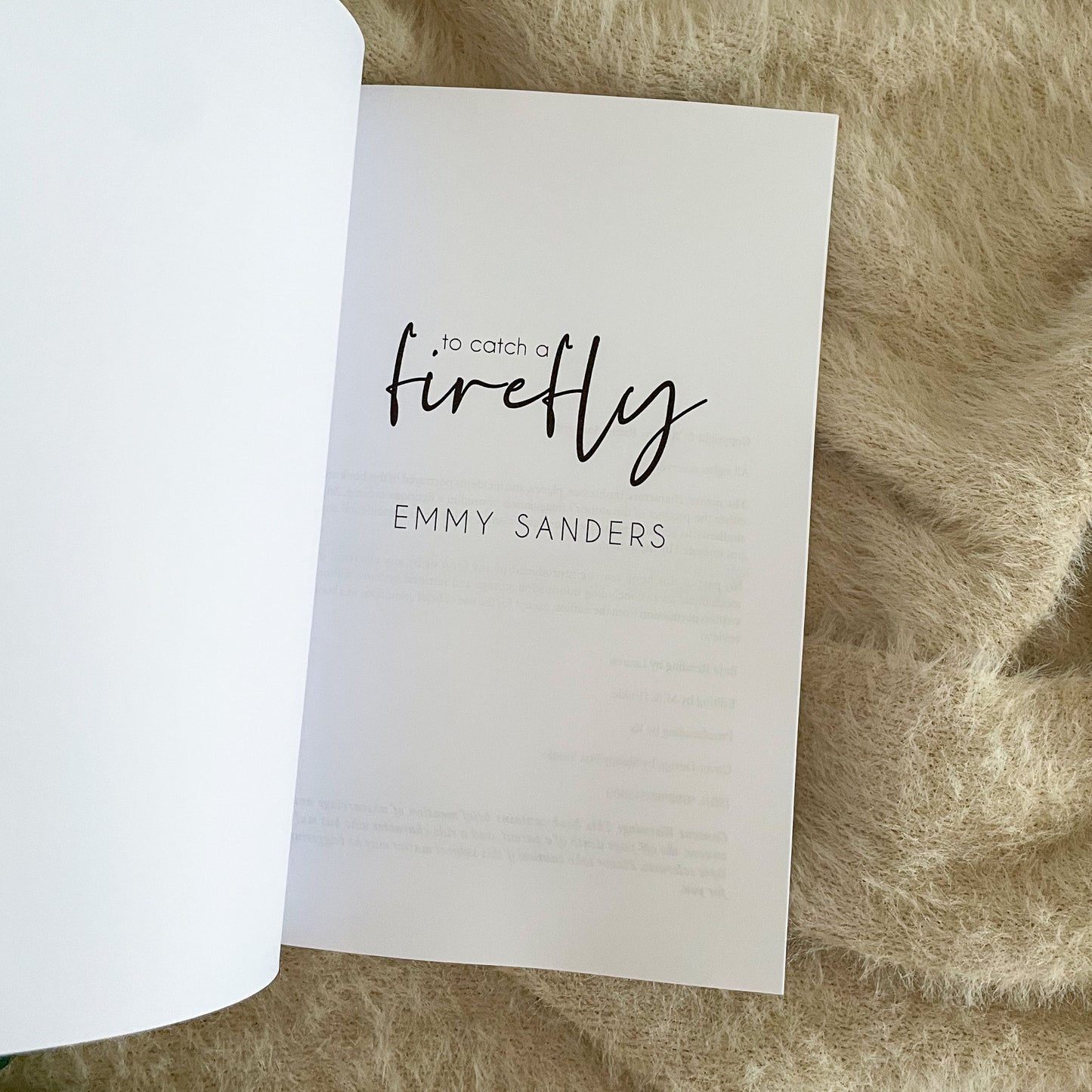 To Catch a Firefly by Emmy Sanders