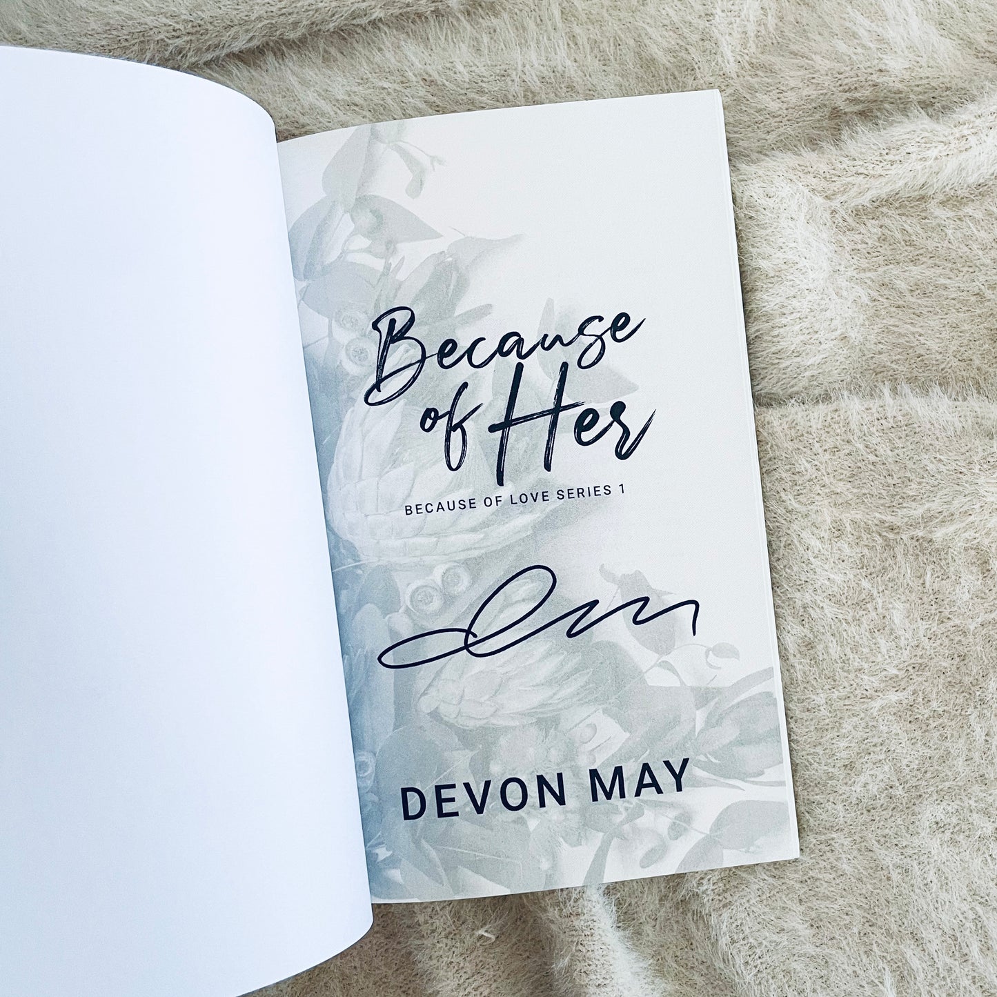 Because of Love series by Devon May