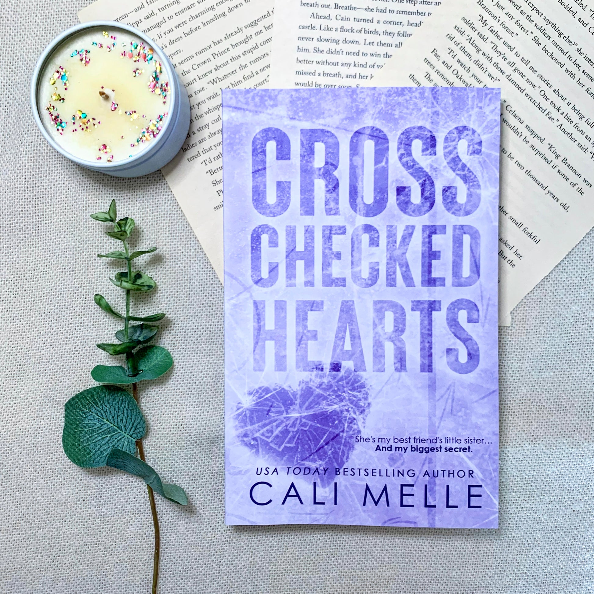 Cross-Checked Hearts: A Brother's Best friend Hockey Romance