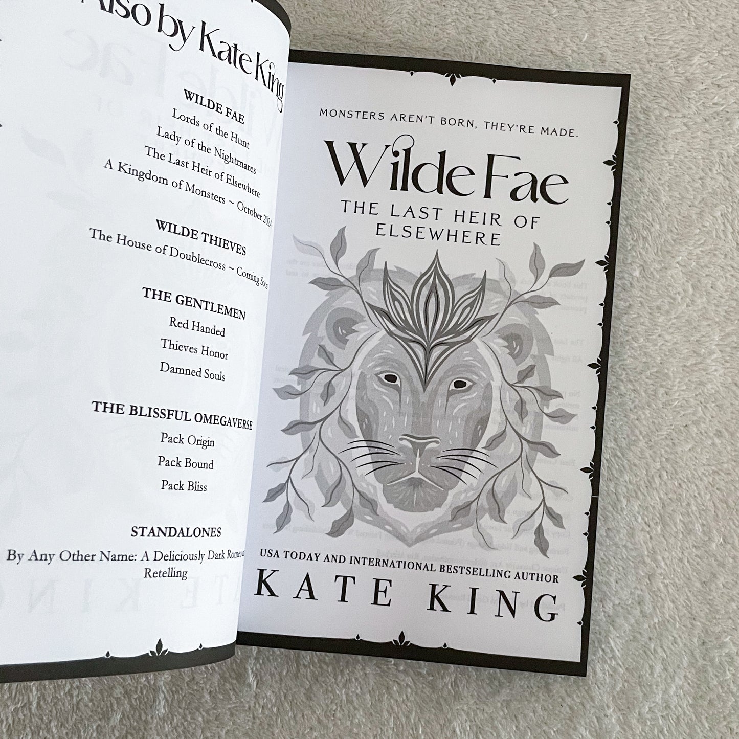 Wilde Fae series (printed edges) by Kate King