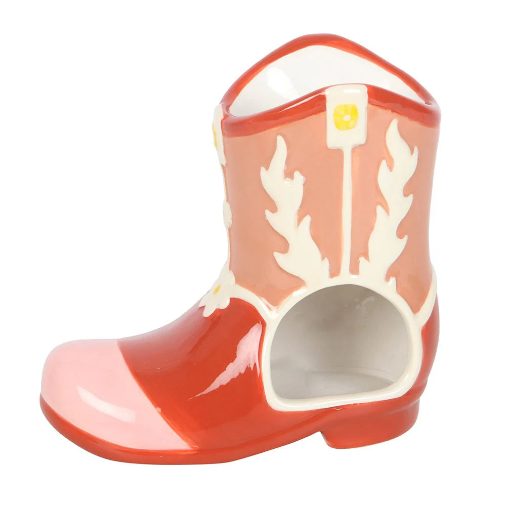 Cowboy Boot Wax Warmer and Oil Burner