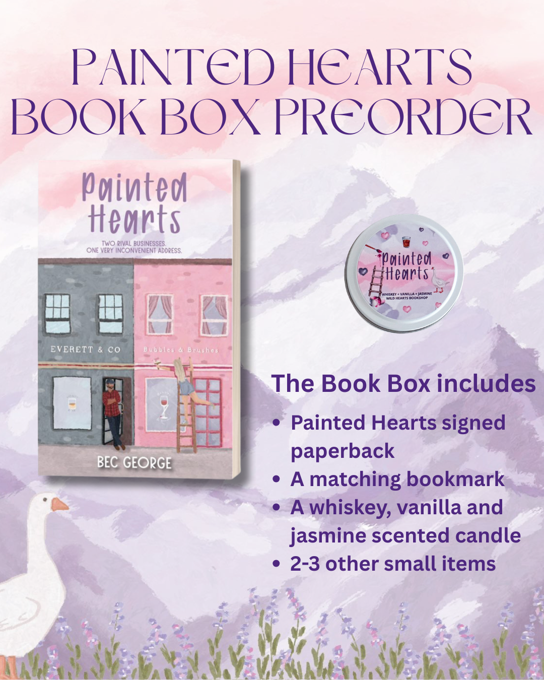 Painted Hearts Book Box - Preorder