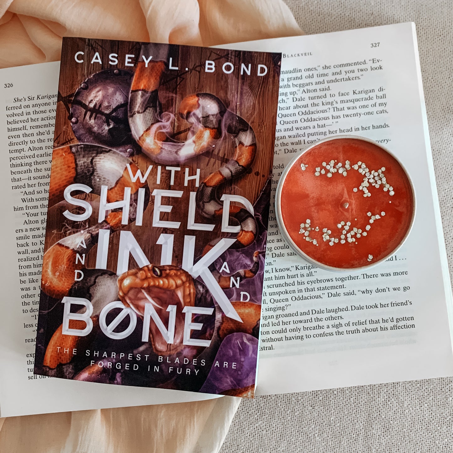 With Shield and Ink and Bone by Casey L. Bond