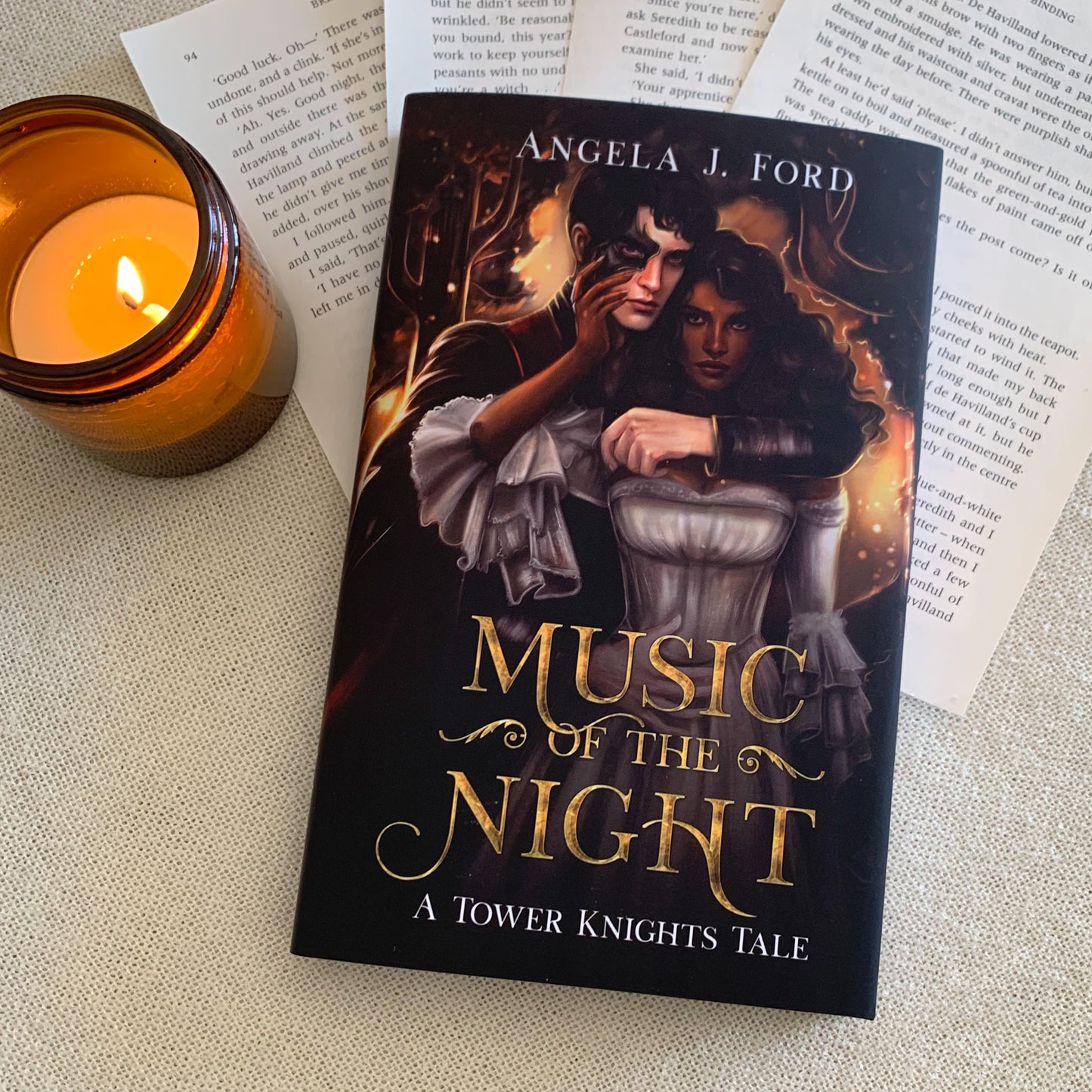 Music of the Night (A Tower Knights Tale) - Hardcover by Angela J. Ford