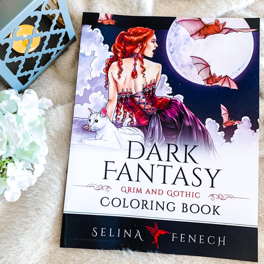 Dark Fantasy Colouring Book by Selina Fenech