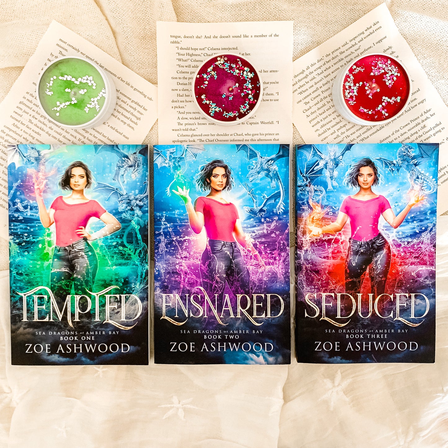 Sea Dragons of Amber Bay series by Zoe Ashwood