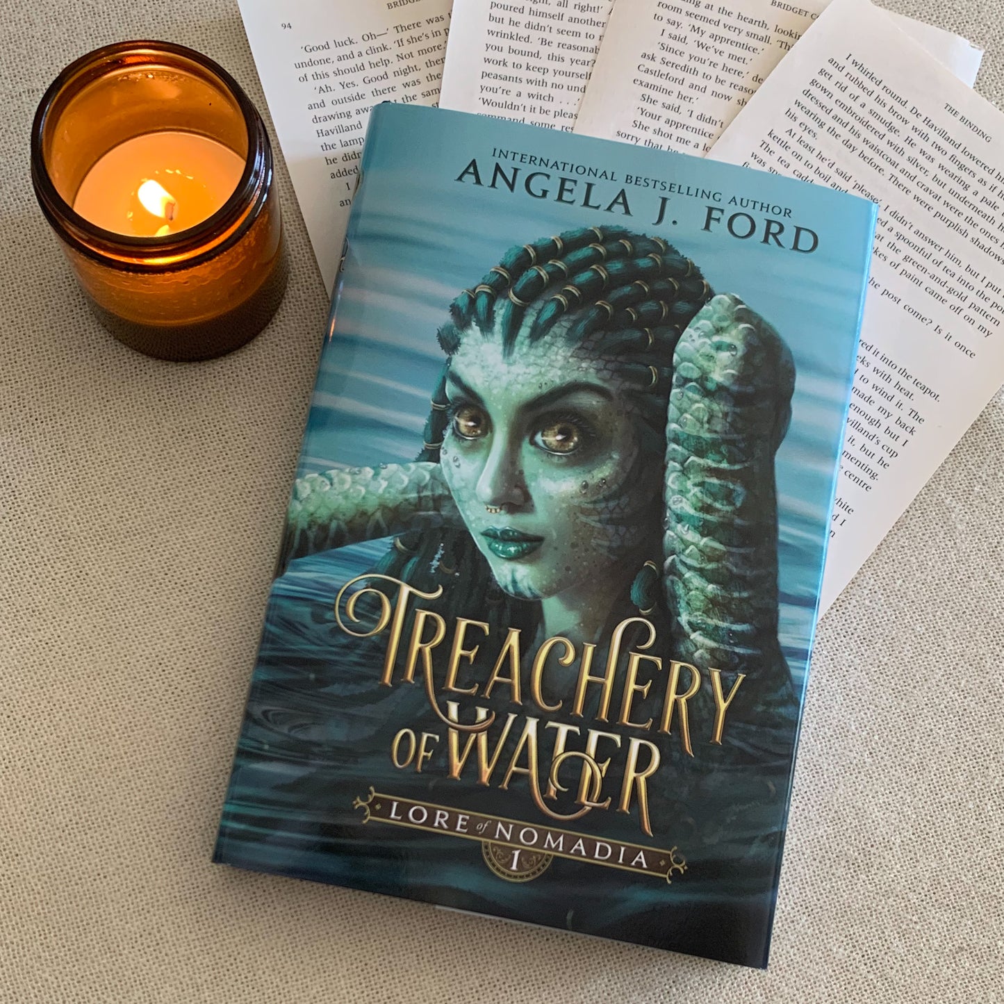 Treachery of Water (Lore of Nomadia #1) - Hardcover by Angela J. Ford